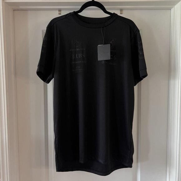901 NWT AMG Petronas Stealth Short Sleeve Tee Size Large Color Black - Picture 2 of 5